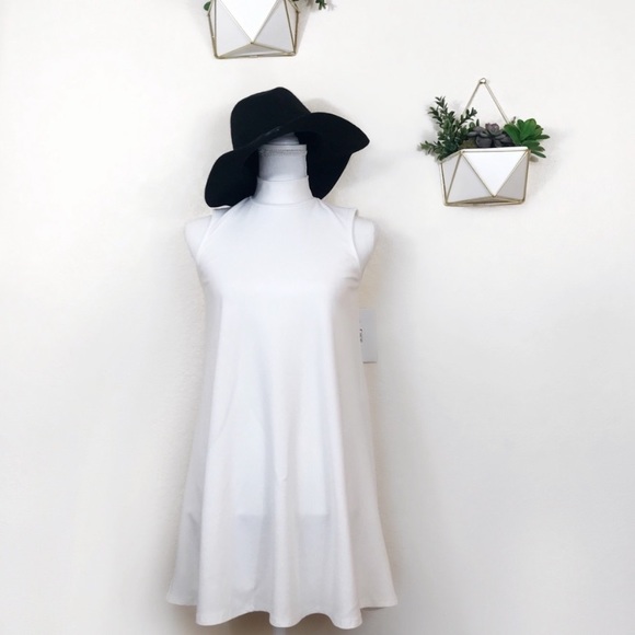 Missguided Dresses & Skirts - White turtleneck dress
